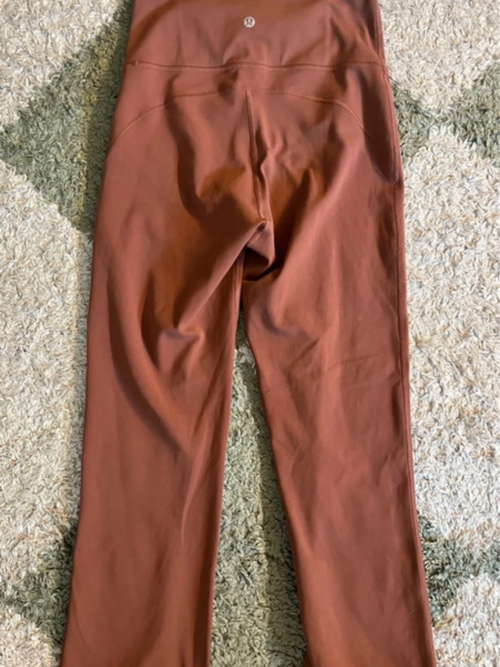 Lululemon High-Waist Rust(Brown) Yoga Pants - Picture 2 of 3